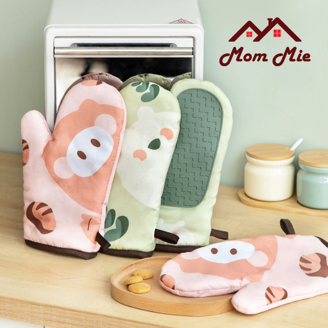 [HCM] Găng tay cách nhiệt chống trượt dùng cho lò nướng, lò vi sóng - K002, J202