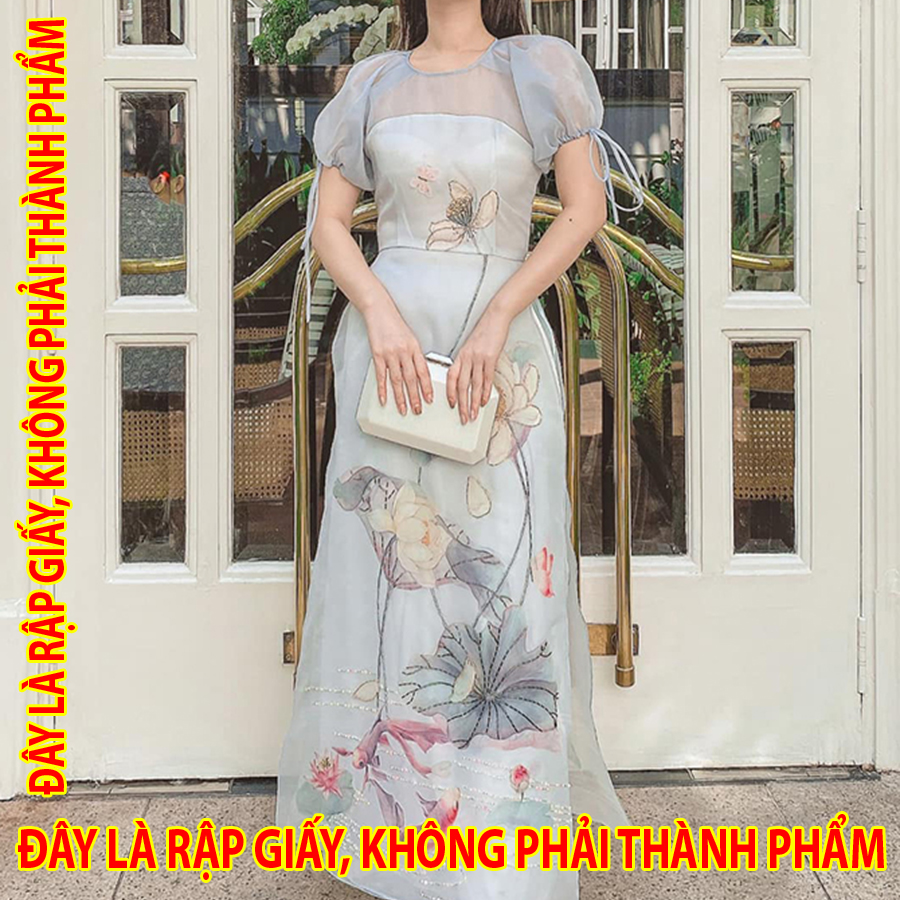 Rập giấy 30064 - áo dài nàng thơ linn design