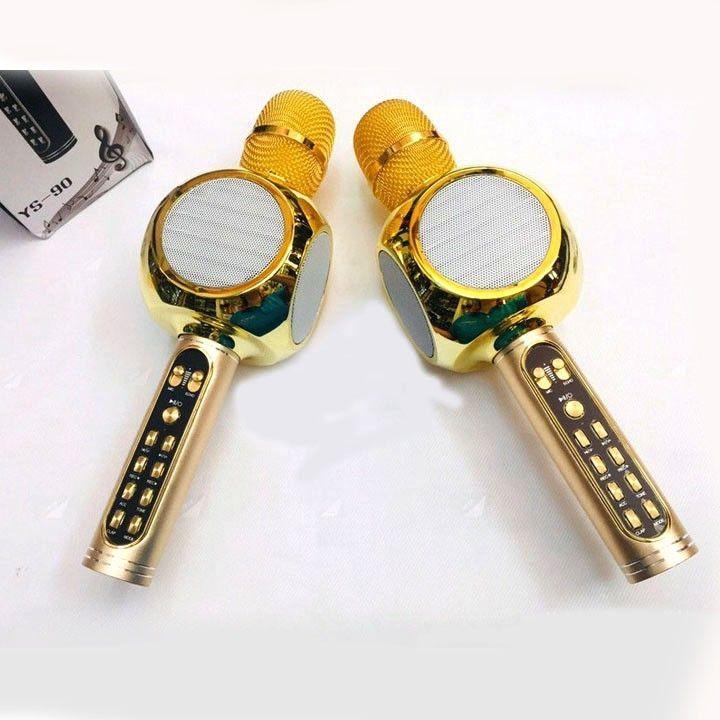 Micro karaoke bluetooth YS90 Âm Thanh Cực Chất, Loa to, bắt âm tốt