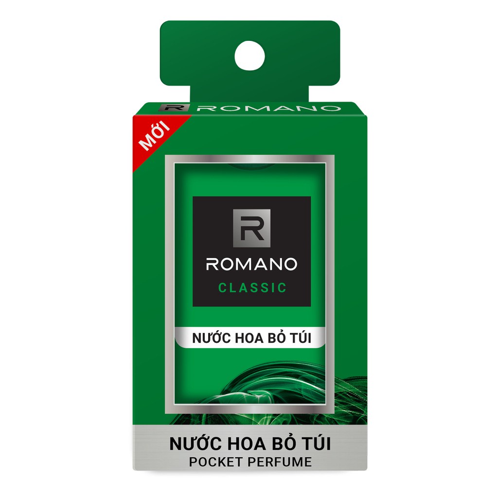 Nước hoa bỏ túi romano xanh lá classic 18ml