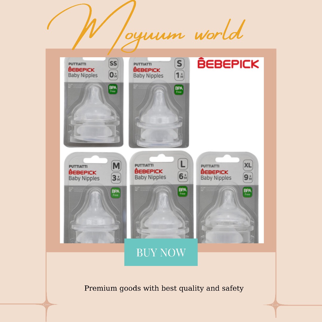 Núm ty bình Bebepick Hàn Quốc đủ size 1-5