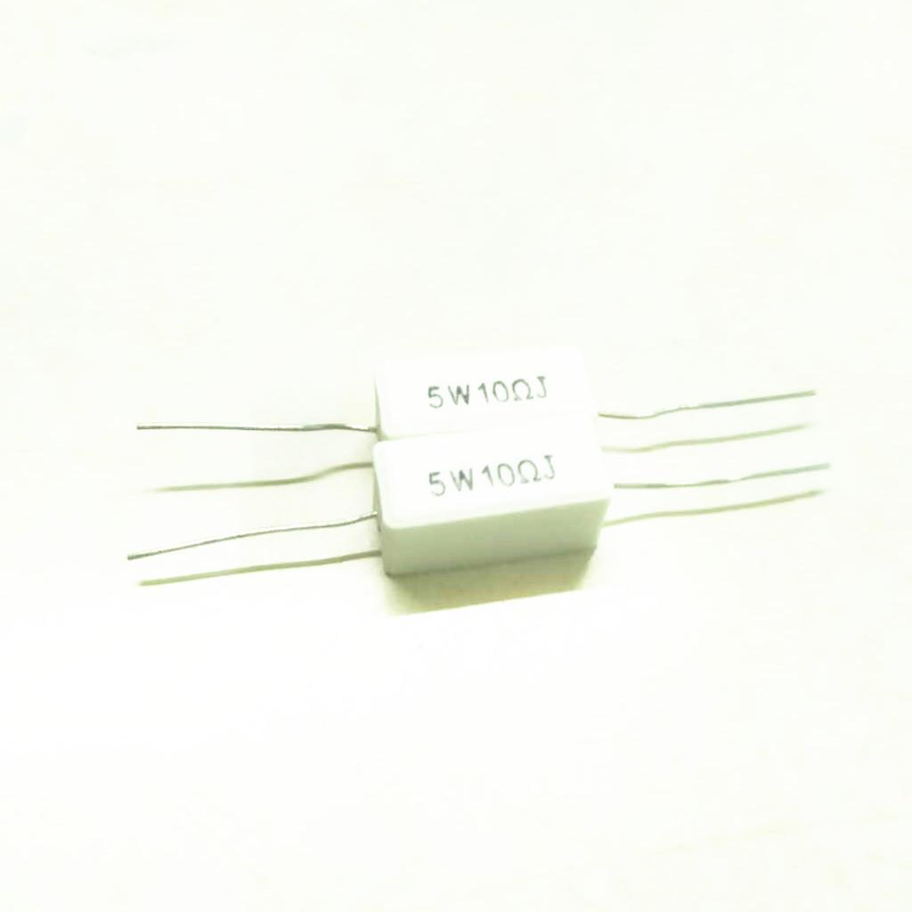 Điện trở sứ 5w10ohm 10 cái