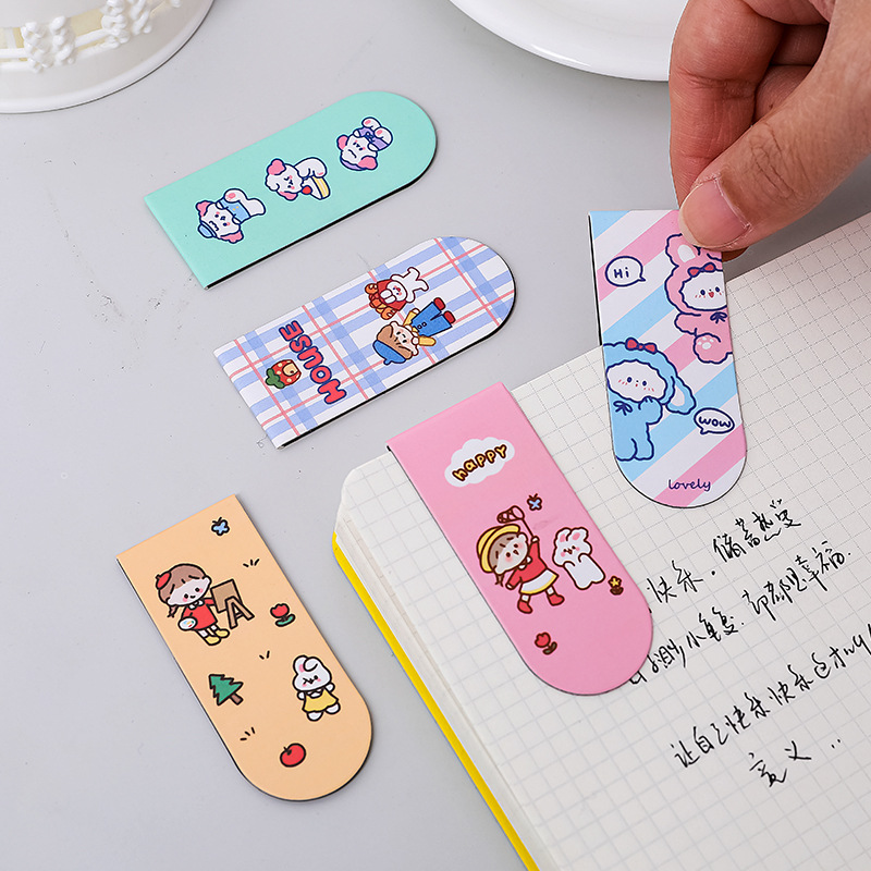 Bookmark đánh dấu sách hoạt hình cô bé dễ thương