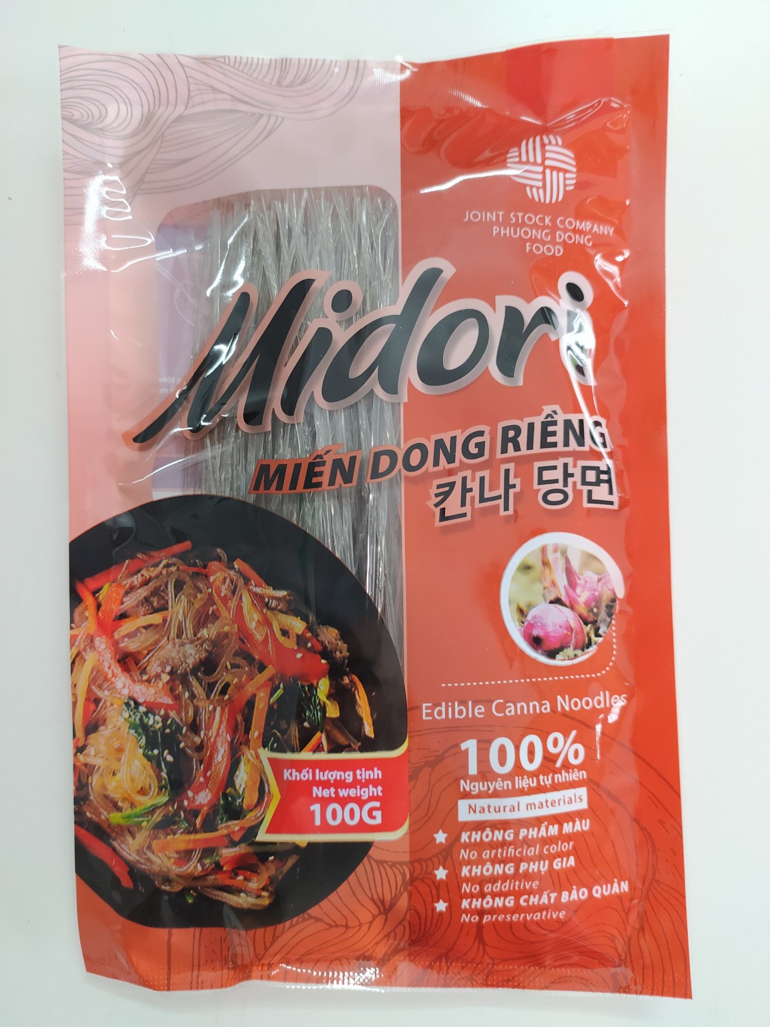 Miến dong riềng midori gói 100g