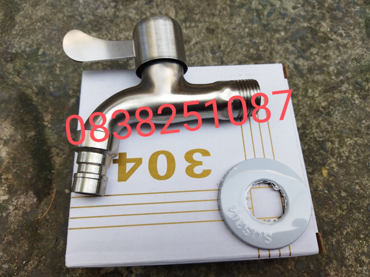 Combo bộ 5 vòi hồ vòi xả nước - vòi máy giặt - vòi hồ - van nước inox sus304vòi hồ máy giặt inox sus 304vòi hồ inox đẹp cao cấp