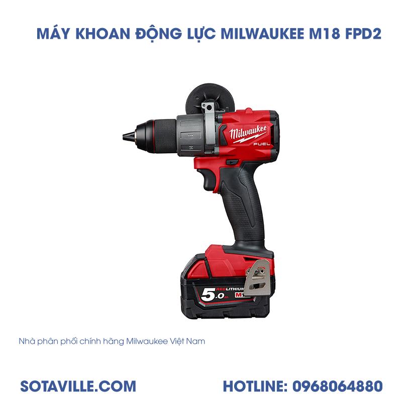 Máy khoan động lực milwaukee m18 fpd2 - 502c