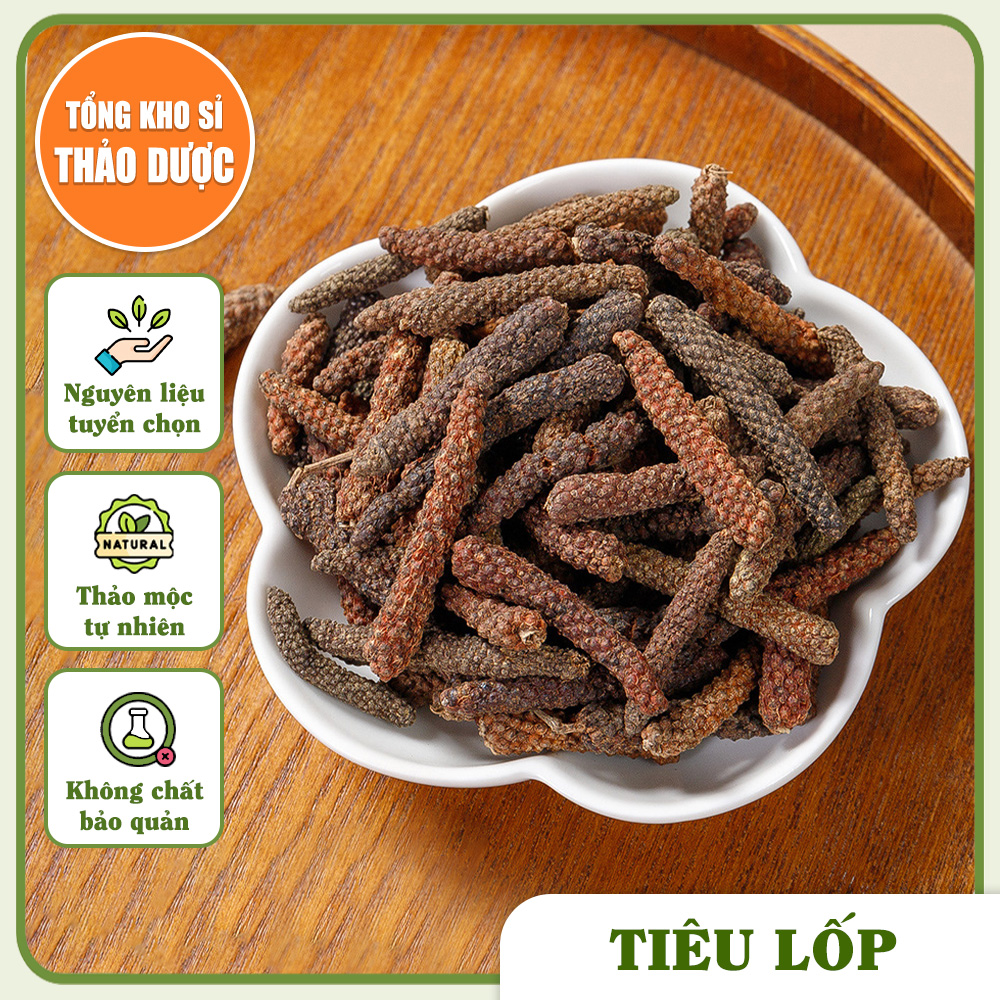 Tiêu lốp khô 1kg, trái tiêu dài, nguyên quả, cay thơm, gia vị nấu ăn - Tổng Kho Sỉ Thảo Dược