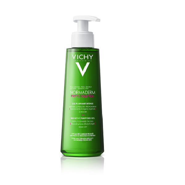 Sữa Rửa Mặt Dạng Gel Vichy Giúp Làm Sạch Sâu Và Giảm Bã Nhờn Trên Da Normaderm Phytosolution Intensive Purifying Gel 200Ml