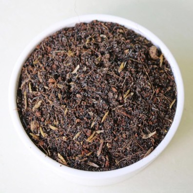 Hỗn hợp tro trấu trồng cây