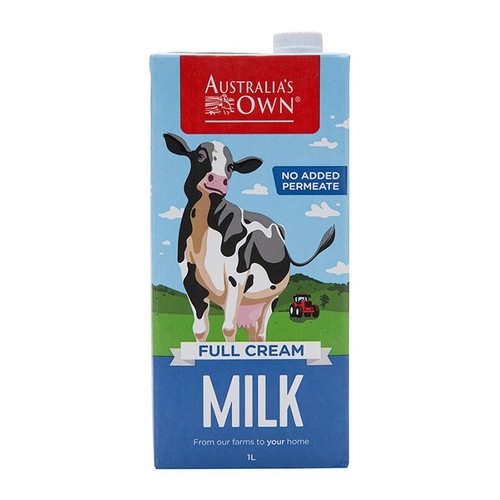 hộp sữa own tươi nguyên kem australia own 1l - sữa úc nhập khẩu - date 8.2022 1