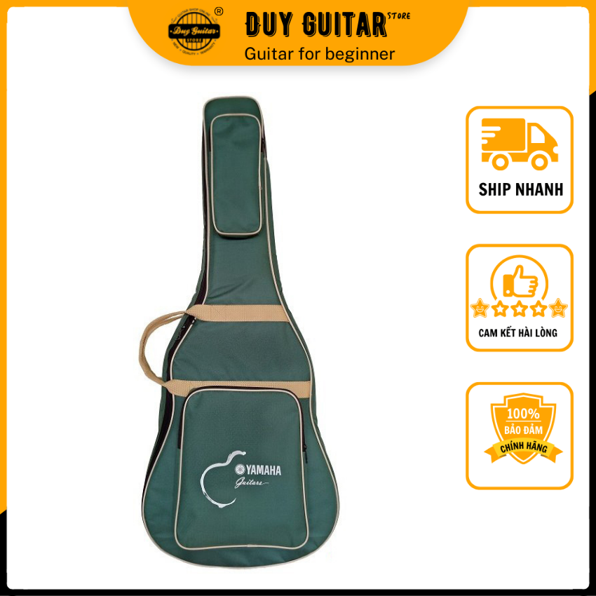 Bao đàn guitar 4 lớp Duy Guitar Store vải bố vải dày màu đẹp có chữ Đựng
