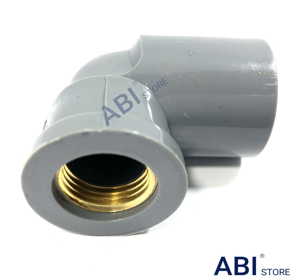Cút góc ren đồng 27-1/2'', 21-1/2'', 27-3/4'', co góc răng ren trong, co nối nhựa pvc