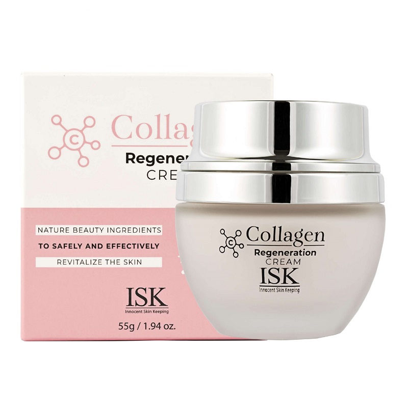 Kem chống lão hóa, dưỡng trắng da ISK Collagen Regeneration Softner Cao cấp Hàn quốc 55ml