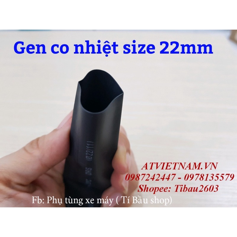 Co nhiệt size 22mm - co nhiệt bọc 1 relay