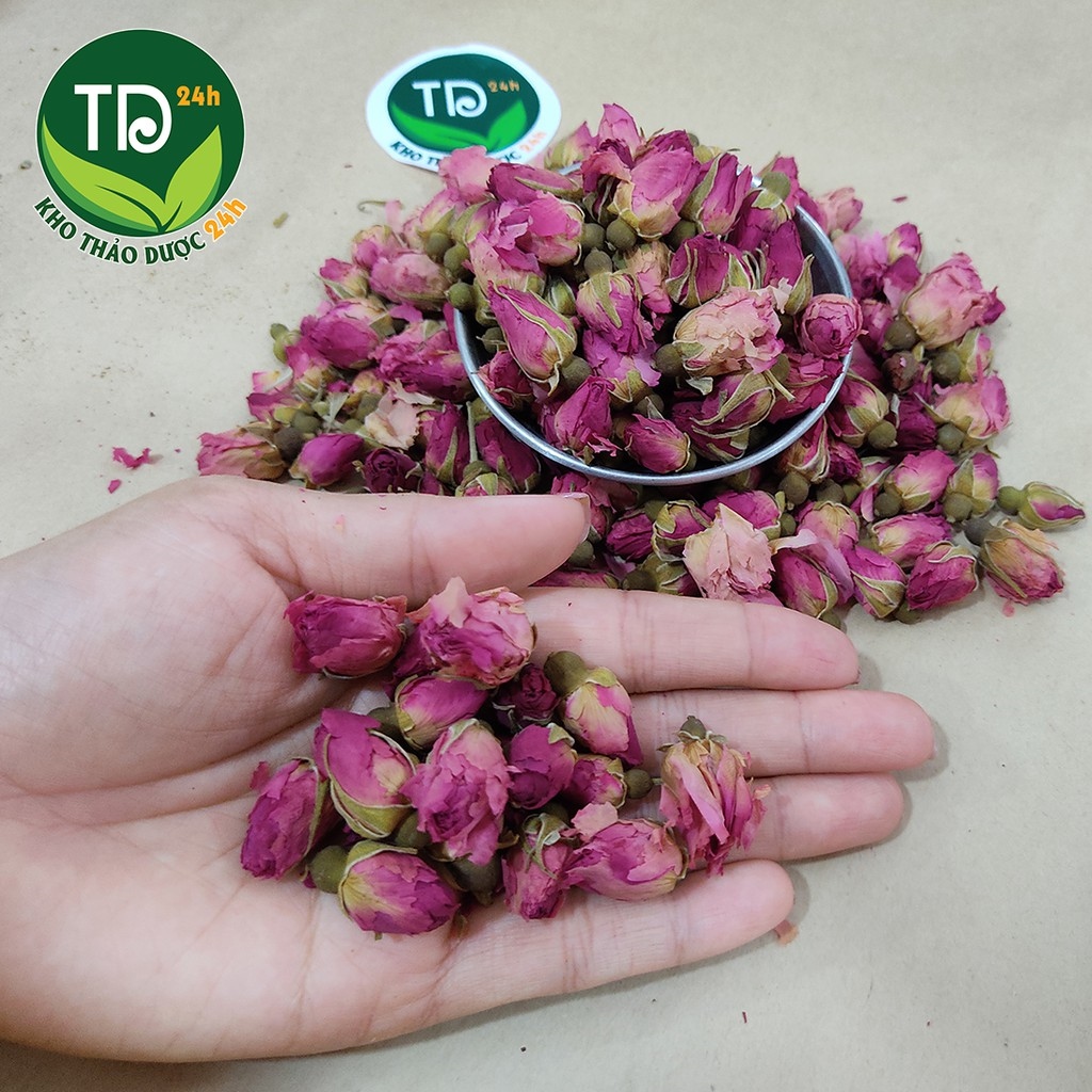 [500 gram] trà hoa hồng đà lạt nguyên chất 100 kho thảo dược 24h 3