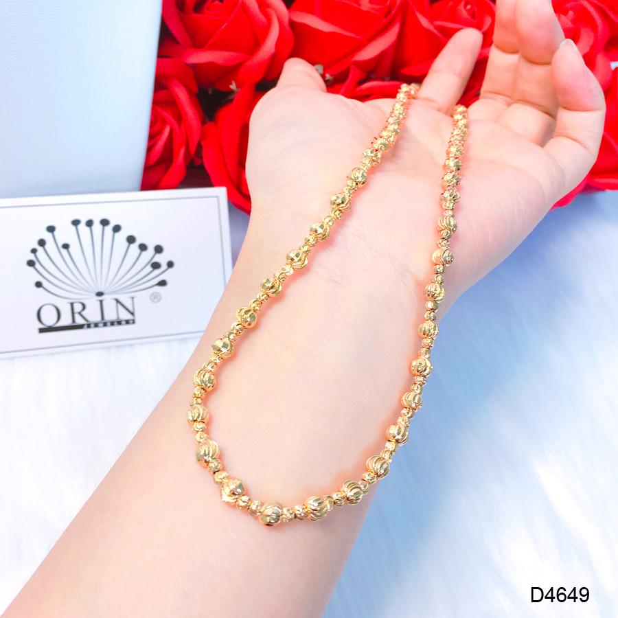 Dây chuyền bi dây chuyền nữ bền màu thiết kế cao cấp Orin D4649 - Long Tien