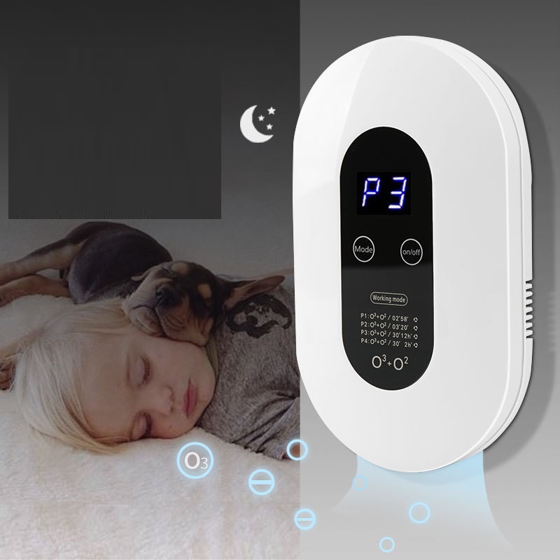 Máy lọc không khí Ozone QG01 Ion Âm 5 chế độ lọc không khí, khử mùi ,khử trùng cho nhà bếp,nhà vệ sinh ,phòng ngủ đến99%