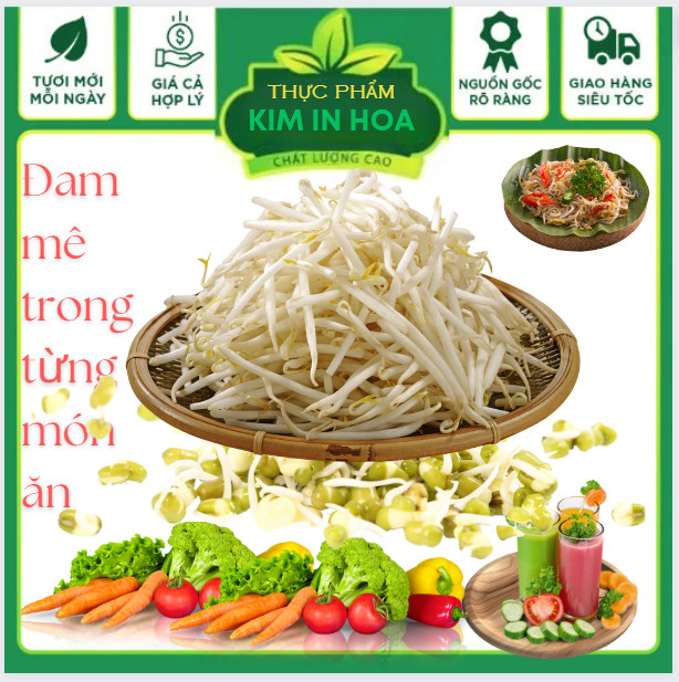 Giá đỗ tươi ngon ngọt dùng để nấu canh chua ,xào làm gỏi