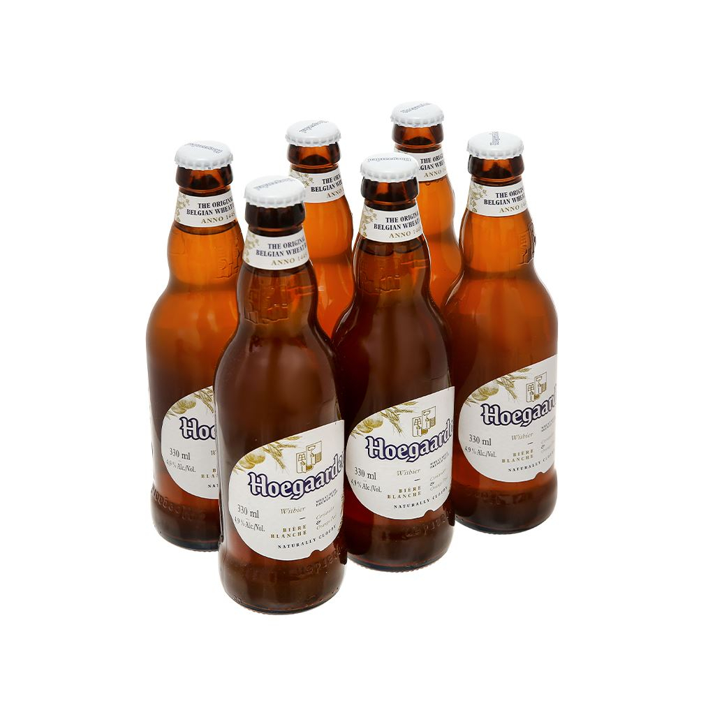 Bia Hoegaarden White - 6 chai 330ml