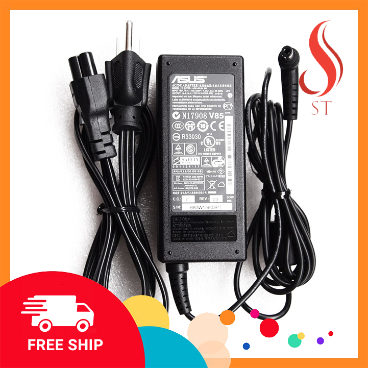 [NEW] Sạc Adapter Laptop Asus S46C S46CA S46CM ❤️FREESHIP❤️ (Màu Đen) (19V - 3.42A)