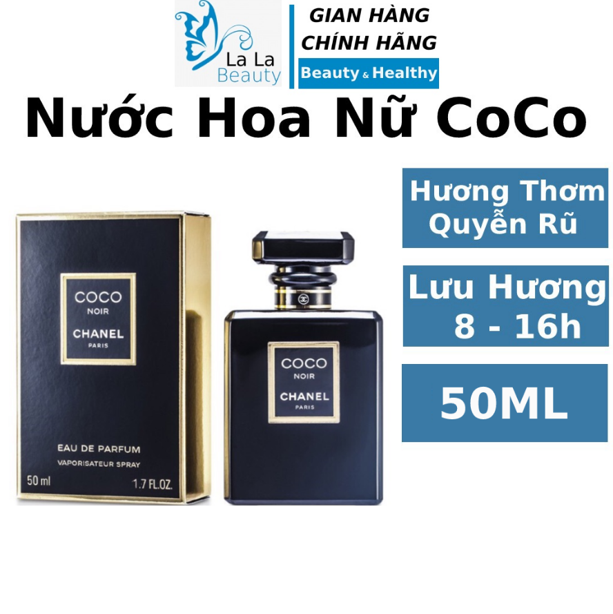 Nước hoa coco noir chanel 50ml - nước hoa nữ thơm lâu, chính hãng, sang trọng lala cosmetics