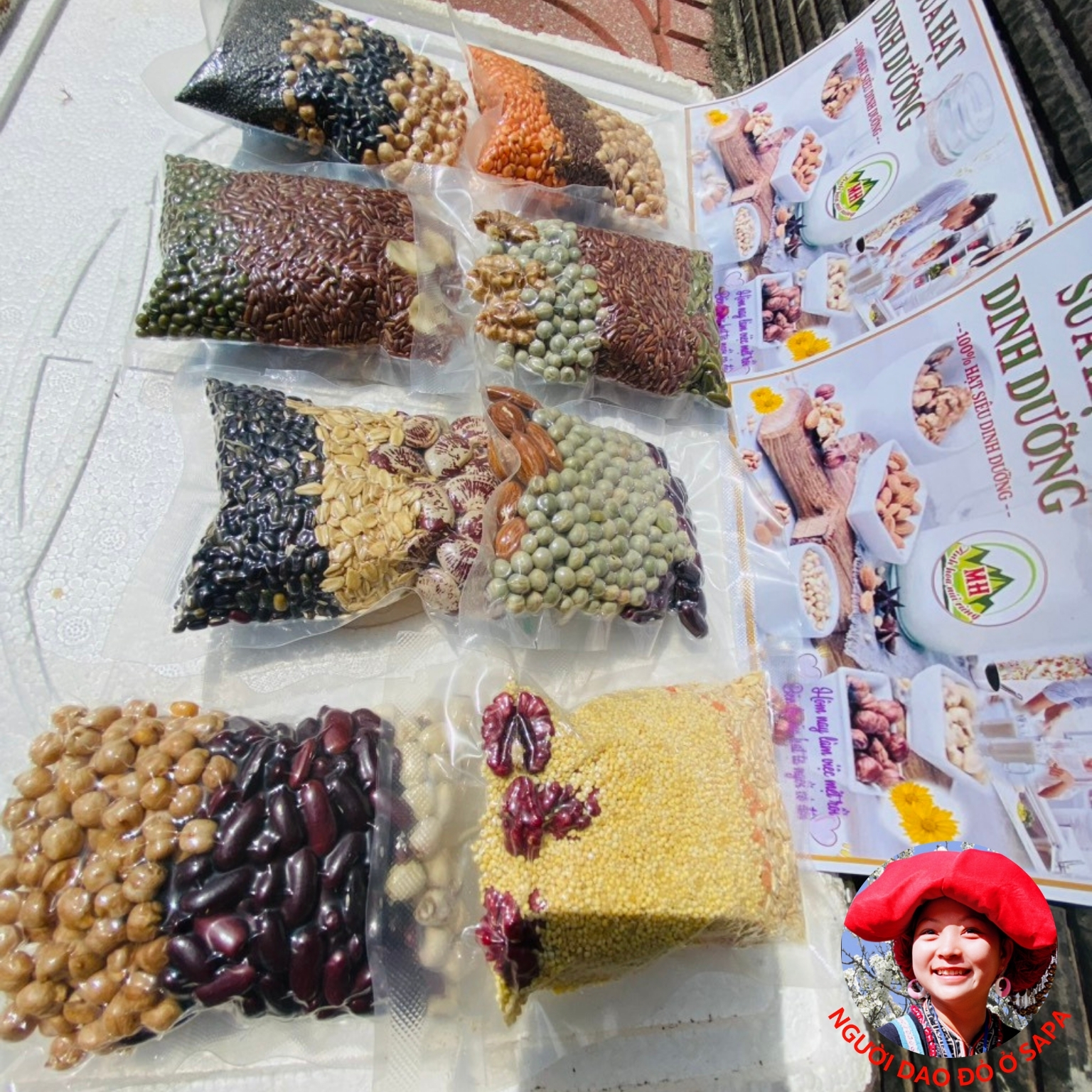 Set hạt dinh dưỡng làm sữa, nấu cháo, ăn dặm cho bé . Set hạt hữu cơ organic mix sẵn nấu sữa hạt, cháo, chè