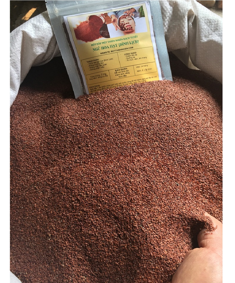 Hũ 500g ngũ hoa hạt bạch tuyết - có quà tặng