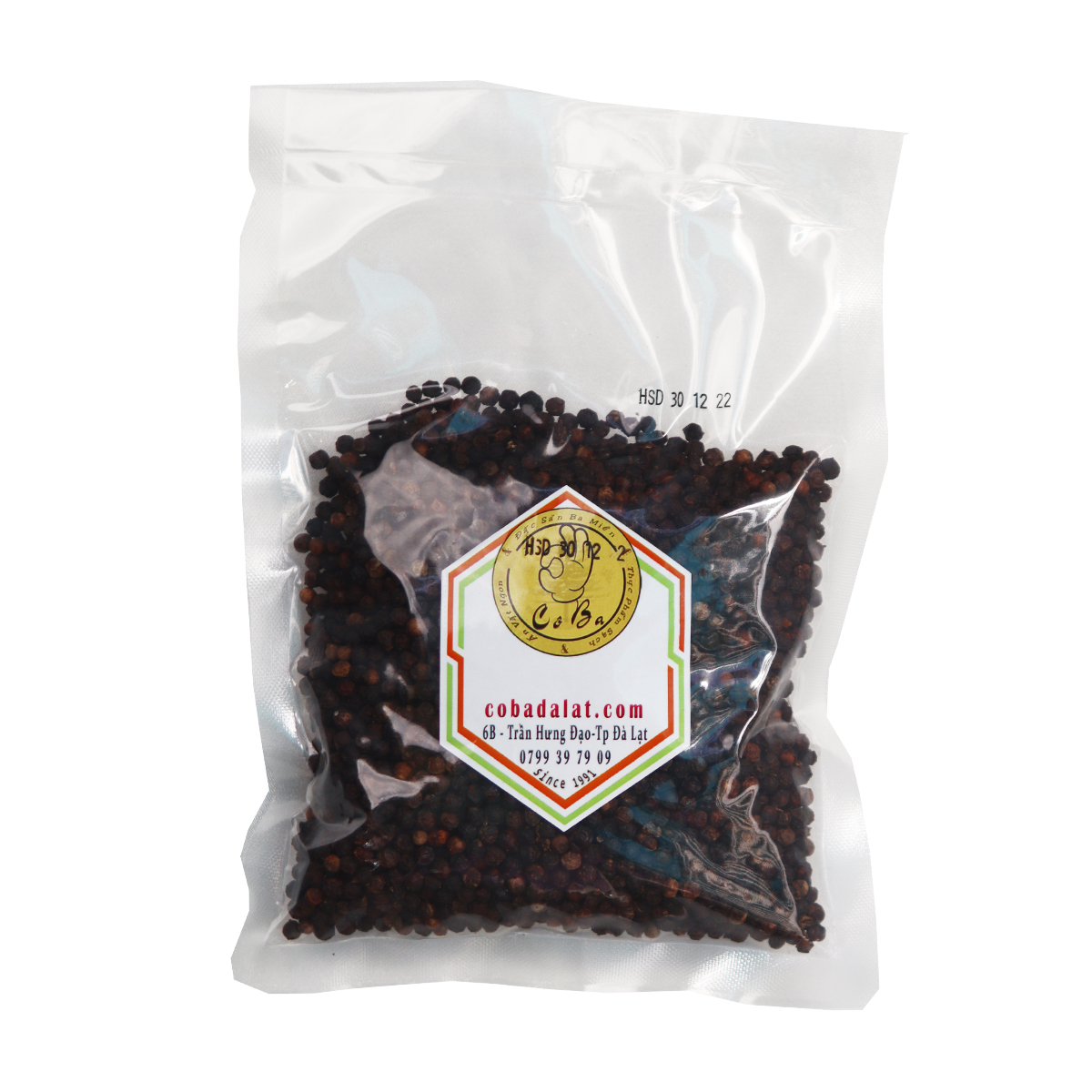 Hạt tiêu đen 500g hữu cơ