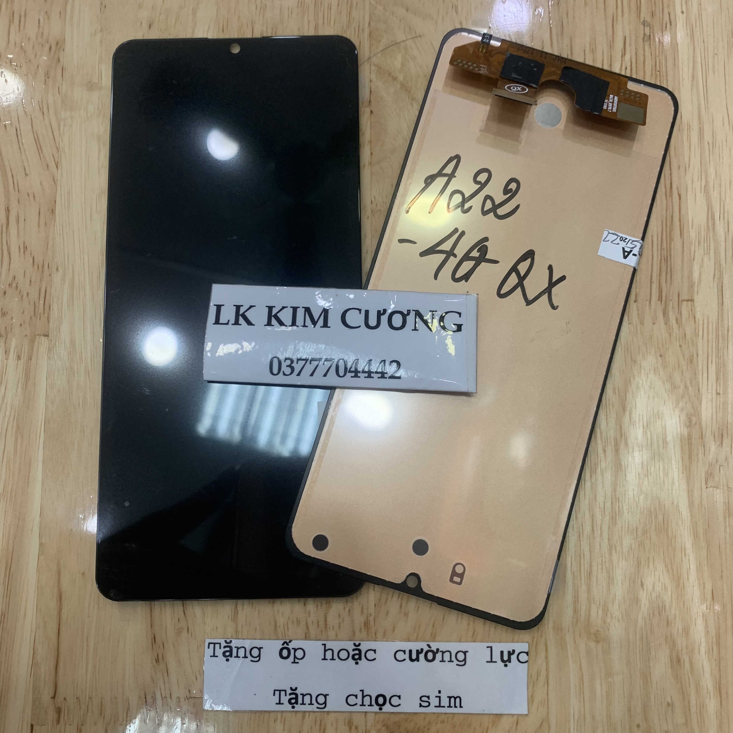 Màn hình thay thế samsung a22 4G - linh kiện phản quang