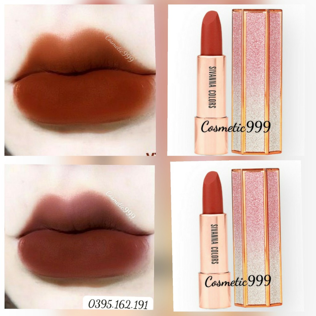 Son Sivana Colors Diamond Velvet Matte Lipstick -Cosmetic999