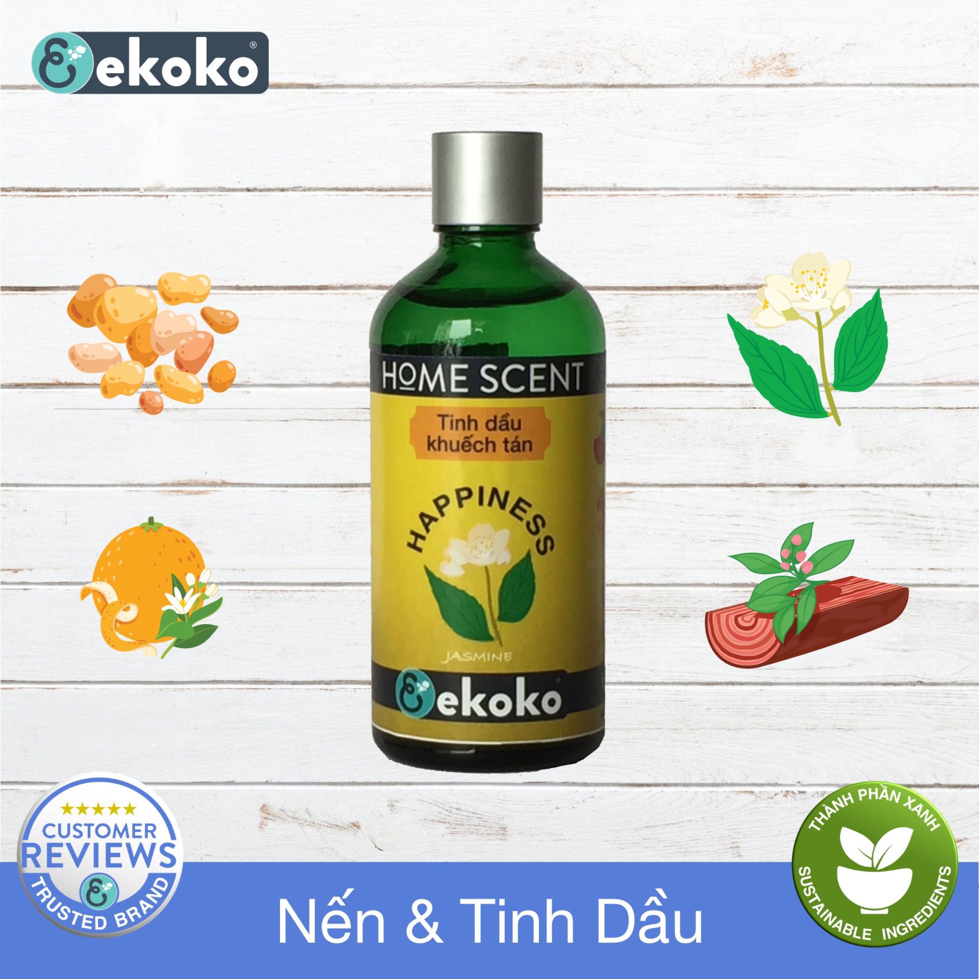 Chai tinh dầu khuyếch tán Happiness 100ml