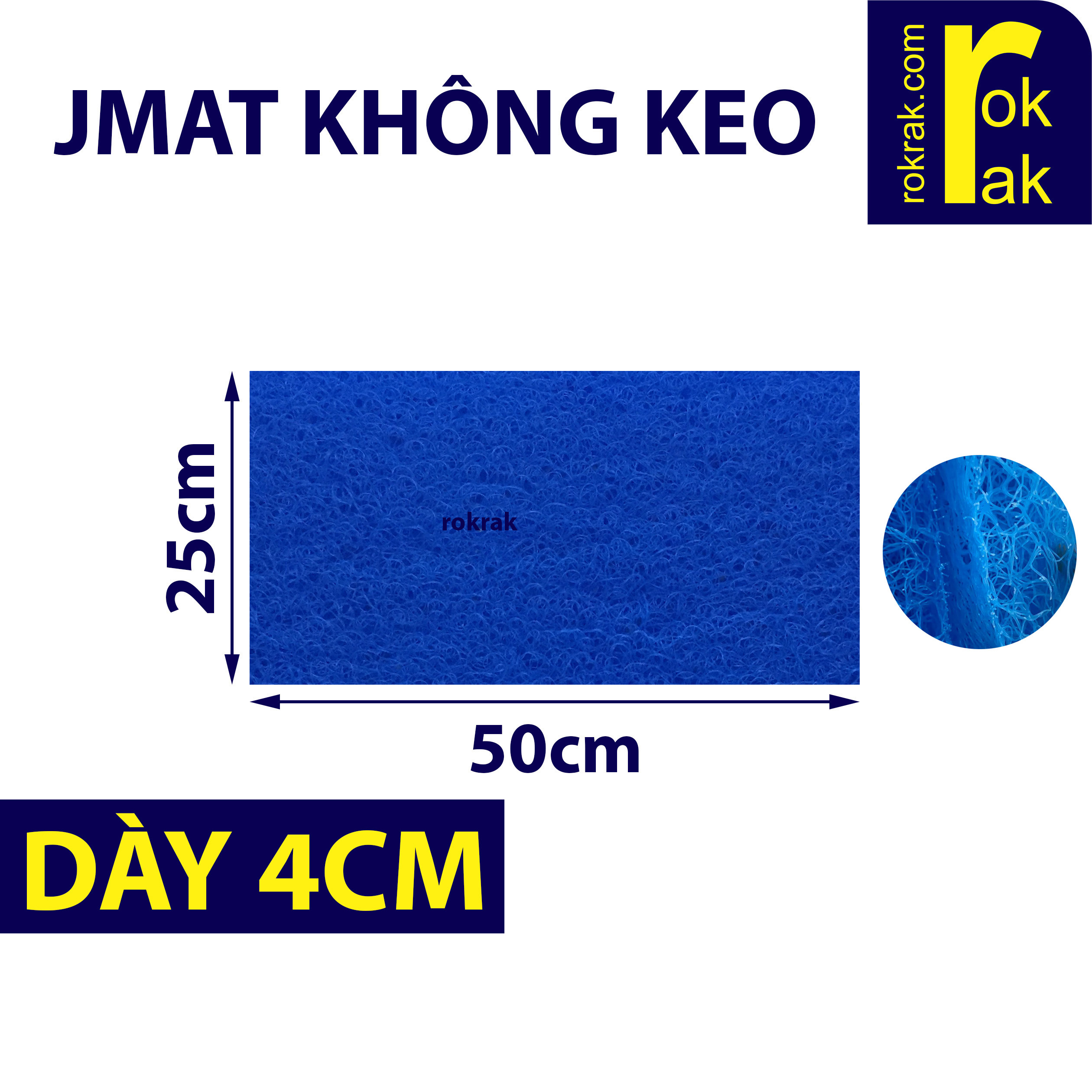 [HCM]Jmat không keo Bùi nhùi nhật 25x50cm Vật liệu lọc bể cá