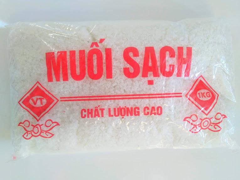 Com bo 2 gói Muối hạt 1KG - Muối hạt sạch - Muối biển - muối sạch 1KG