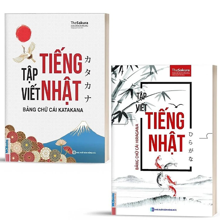 Combo Tập Viết Tiếng Nhật Bảng Chữ Cái Katakana và Hiragana