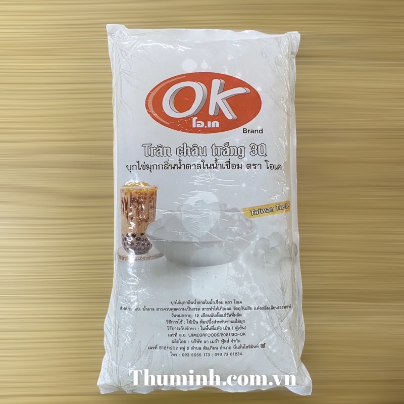 Trân châu giòn 3q ok chuẩn vị thái lan bịch 2kg
