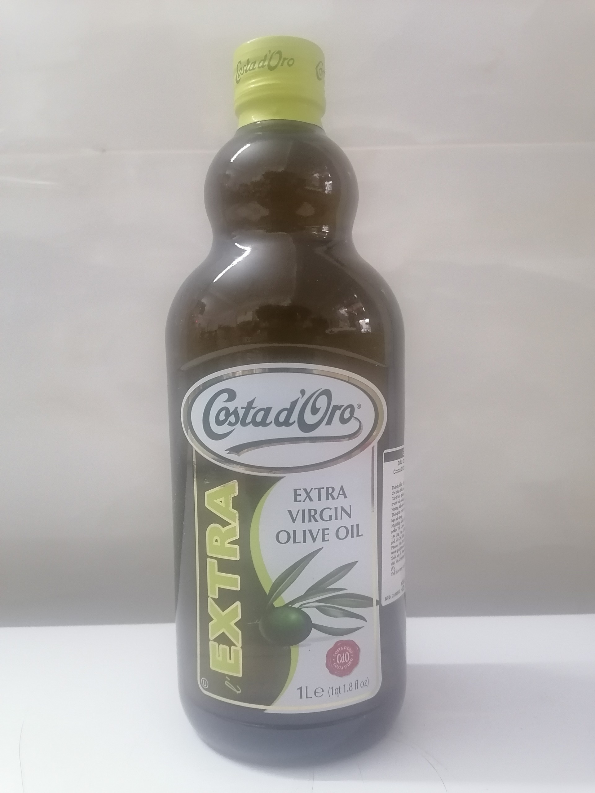[Chai 1 Lít – EXTRA VIRGIN] DẦU Ô LIU NGUYÊN CHẤT [Italia] COSTA D’ORO Olive Oil (halal)