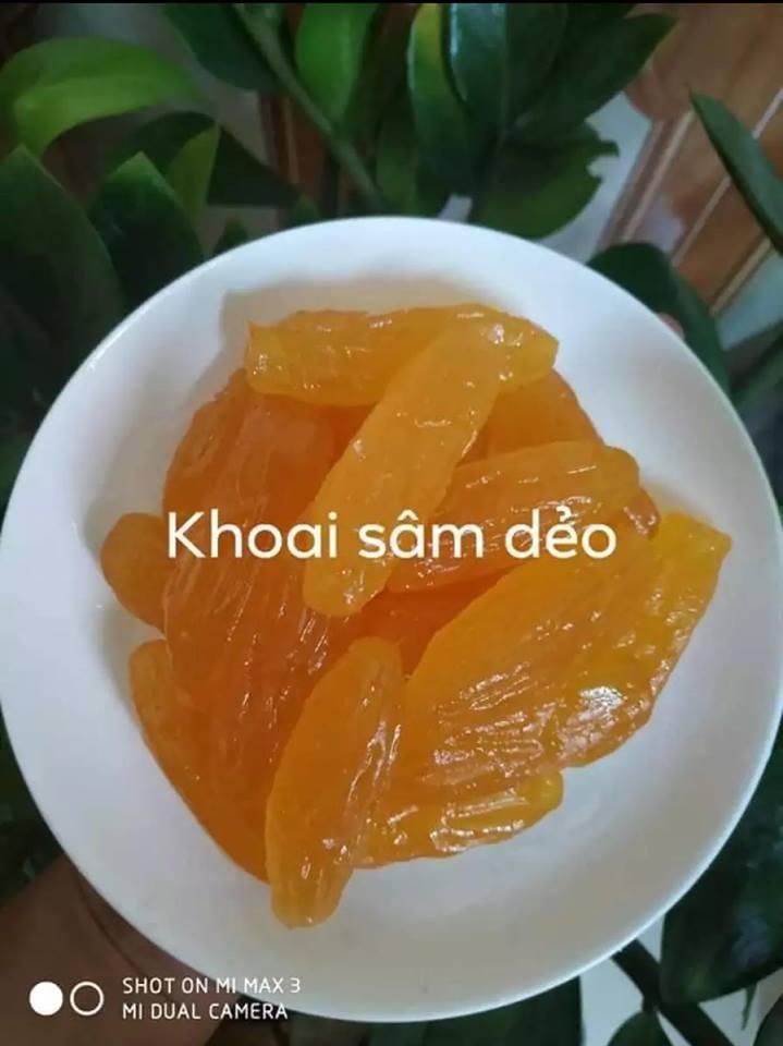 Khoai lang sâm sấy không đường dẻo ngọt -1kg DatVietFood