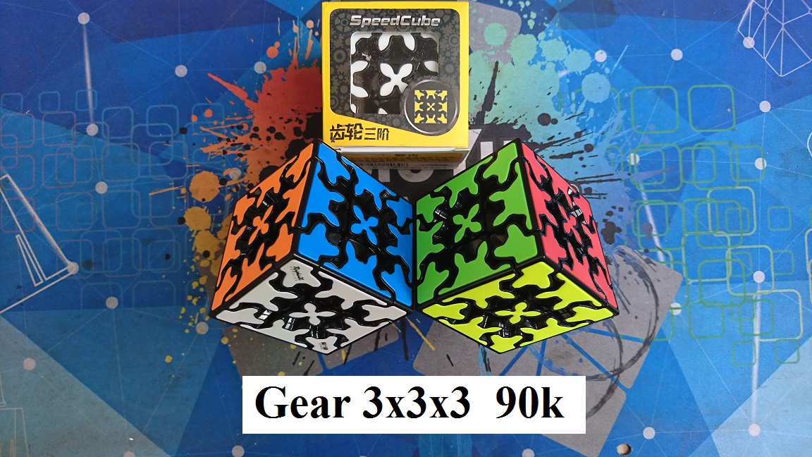 Biến thể rubik. qiyi gear 3x3x3