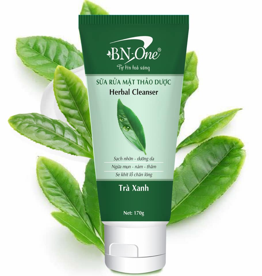 Sữa rửa mặt thảo dược 170g trà xanh