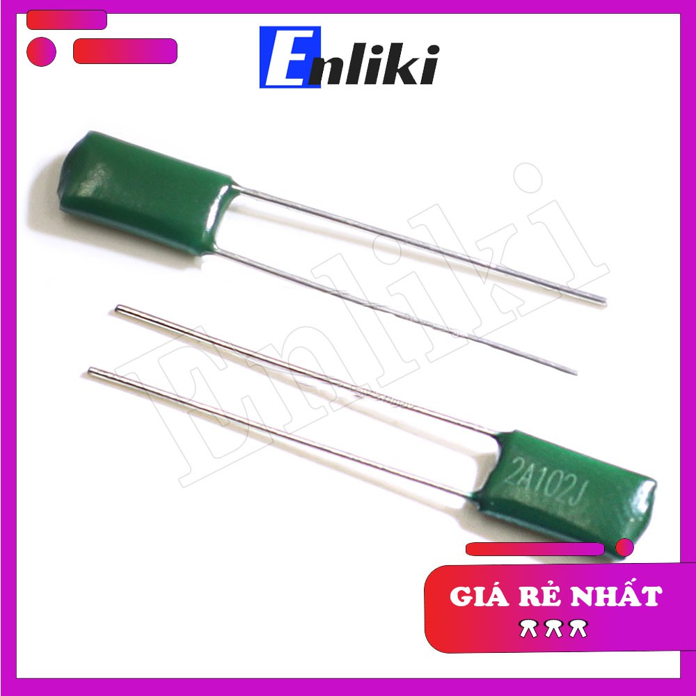 Tụ mica 2a102j 1nf 100v