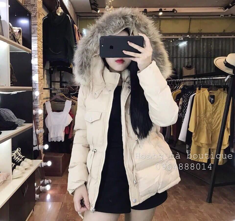 Áo Phao Béo Mũ Lông, hàng Quảng Châu loại 1, chất dày đẹp cực ấm