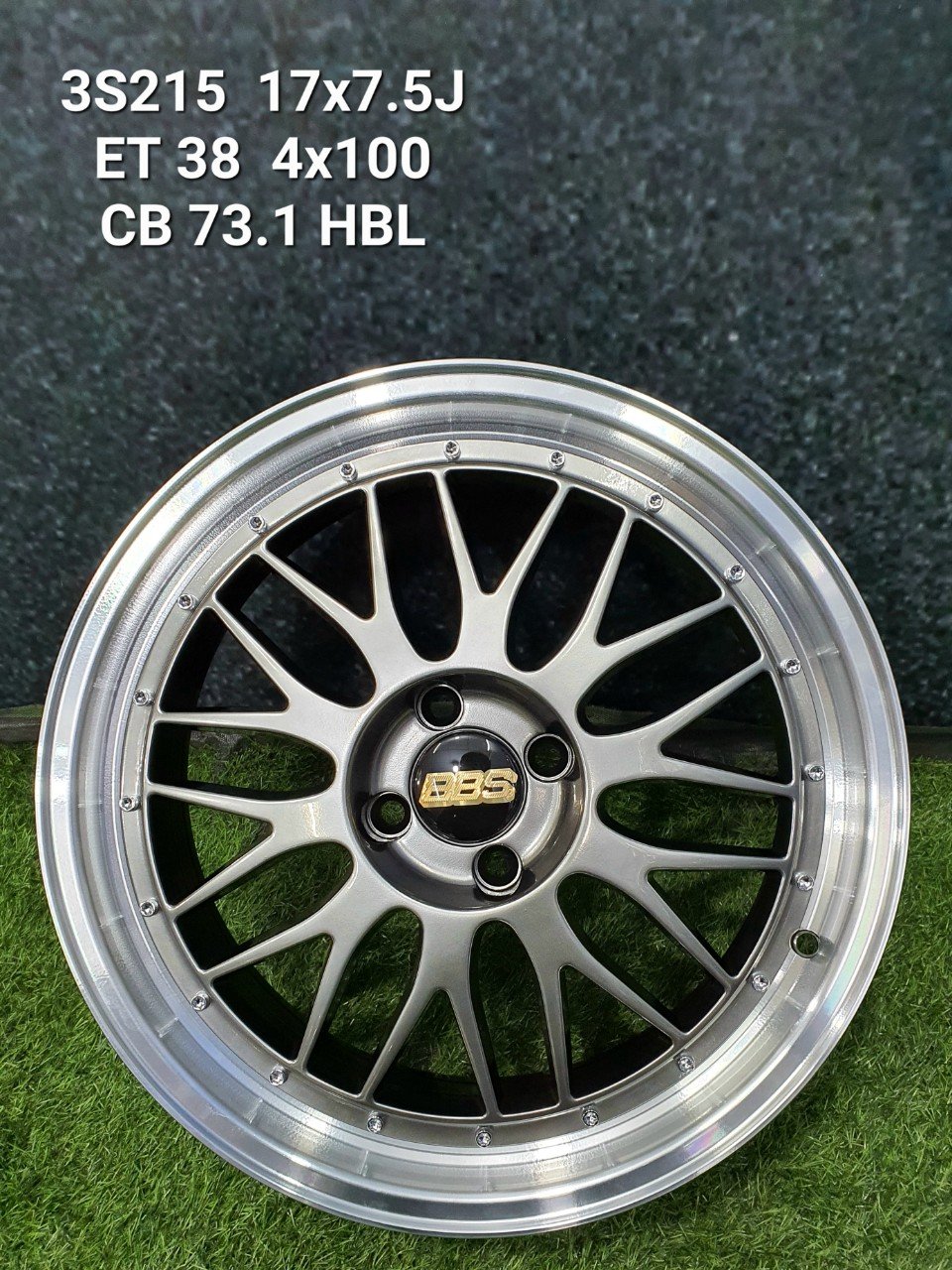 Mâm 17 inch kiểu dáng BBS thể thao giá tốt tại TP HCM