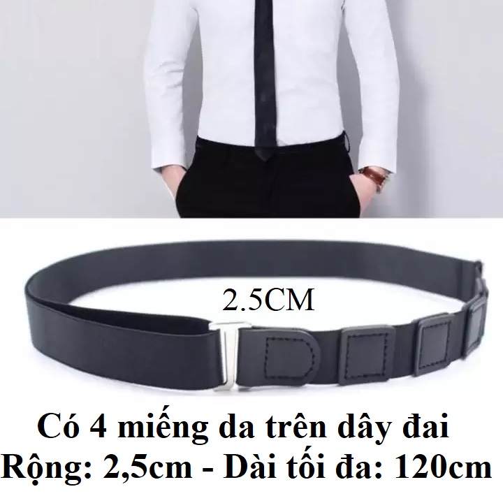 Combo 2 Dây Nịt Giữ Áo Sơ Mi Thẳng Khi Đóng Thùng - Móc khóa kim loại siêu bền