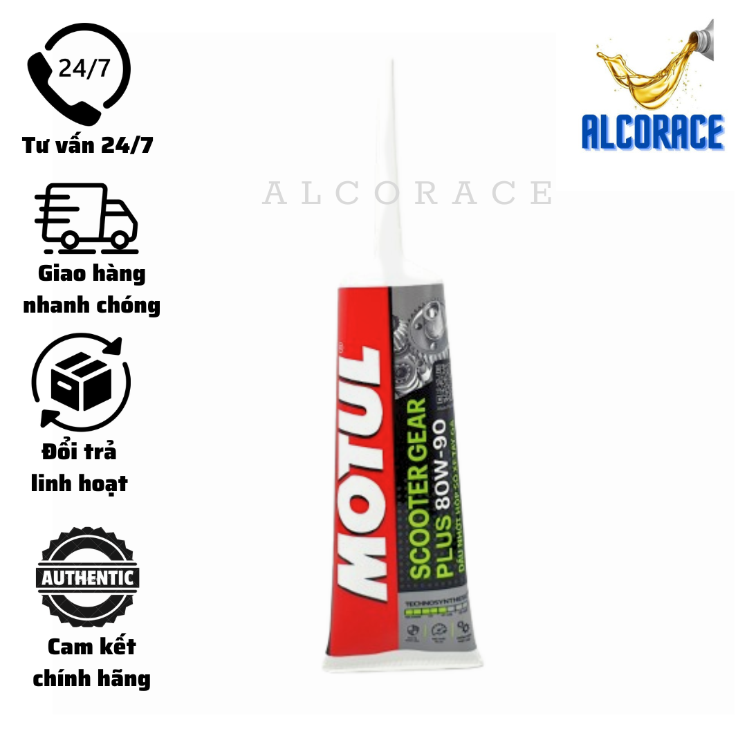 Nhớt láp motul scooter gear plus 80w90 120ml, nhớt hộp số cao cấp dành cho xe tay ga