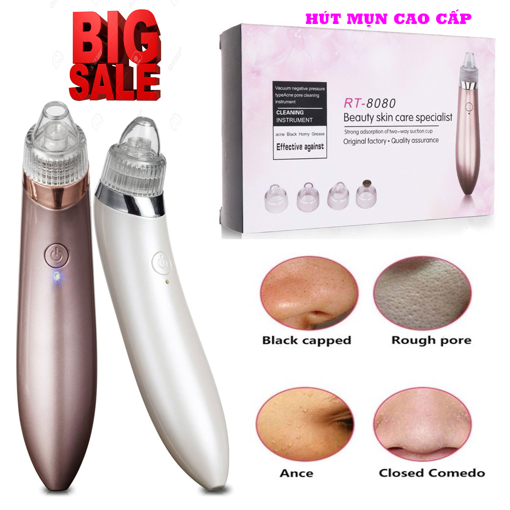 Máy Hút Mụn Mini Cao Cấp cầm tay ( dòng pin sạc) - Hút Mụn Đầu Đen, Mụn Đầu Trăng, Mụn Trứng Cá, Mụn Ngứa, Mụn Cám - Sale cực Đỉnh