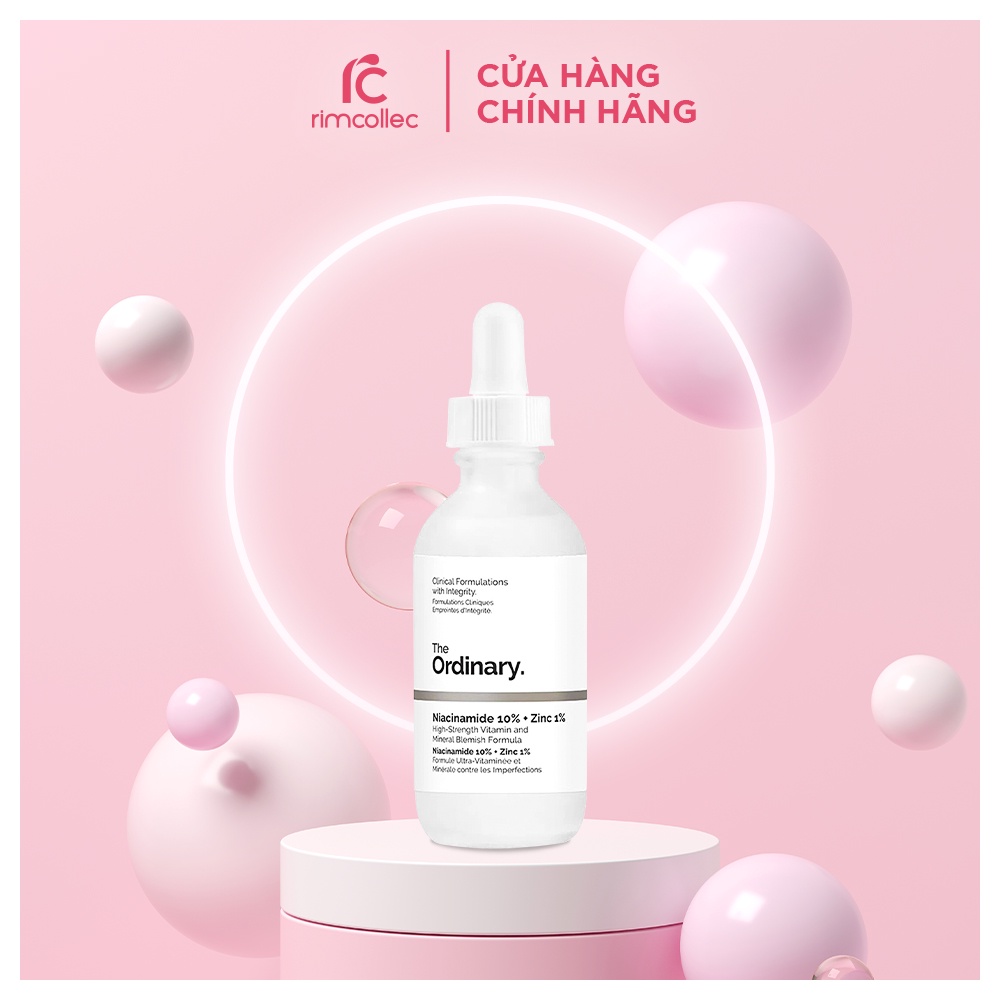 Serum Niacinamide 10% + Zinc 1% The Ordinary - Tinh Chất The Ordinary kiềm dầu giảm mụn giảm thâm 30ml