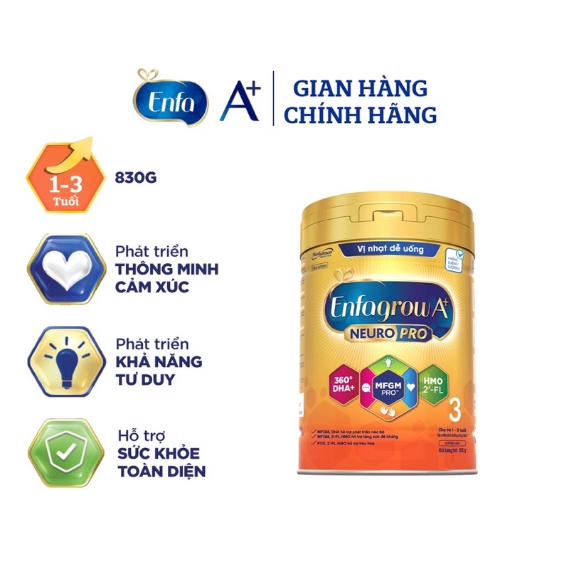 ENFAGROW SỐ 3 VỊ NHẠT DỄ UỐNG 1,7KG