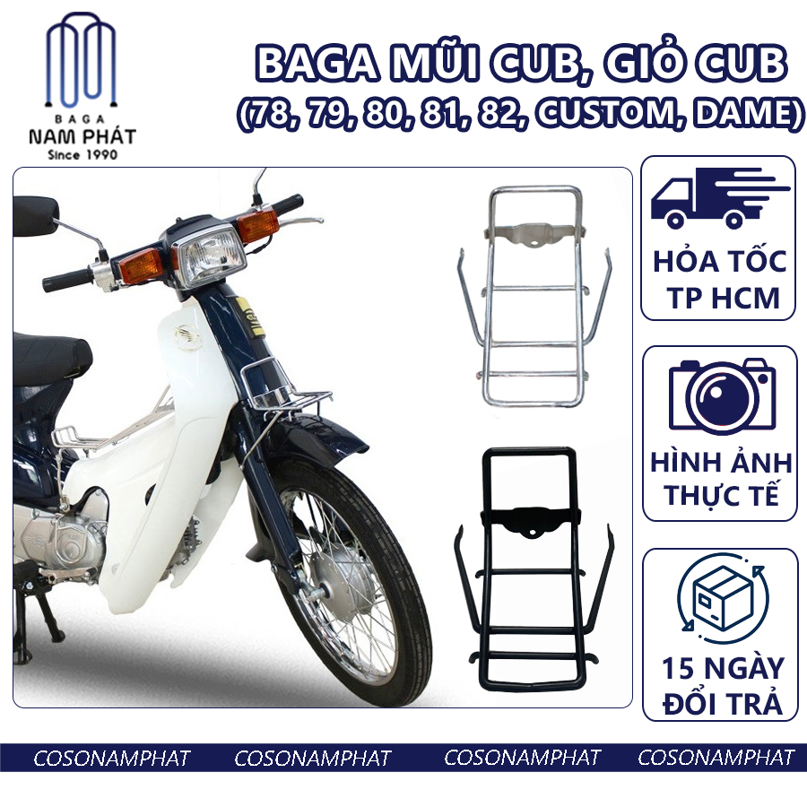Baga Mũi Cub 78,79,80,81,82,86,cánh én, custom, chal