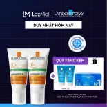 Bộ đôi kem chống nắng nâng tone cho da dầu La Roche-Posay Anthelios XL SPF50+ PA++++ 50ml
