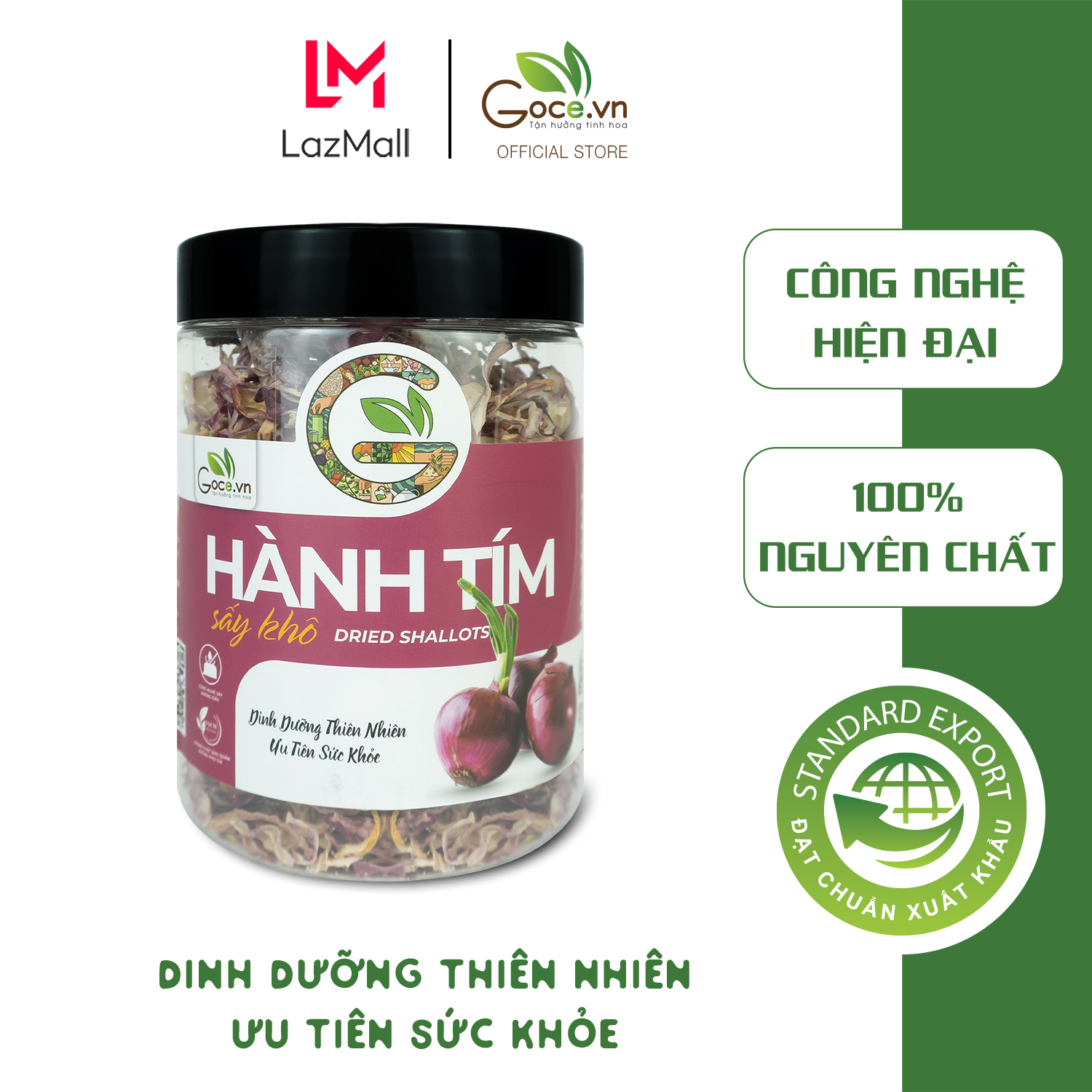Hành tím sấy khô goce - 100g